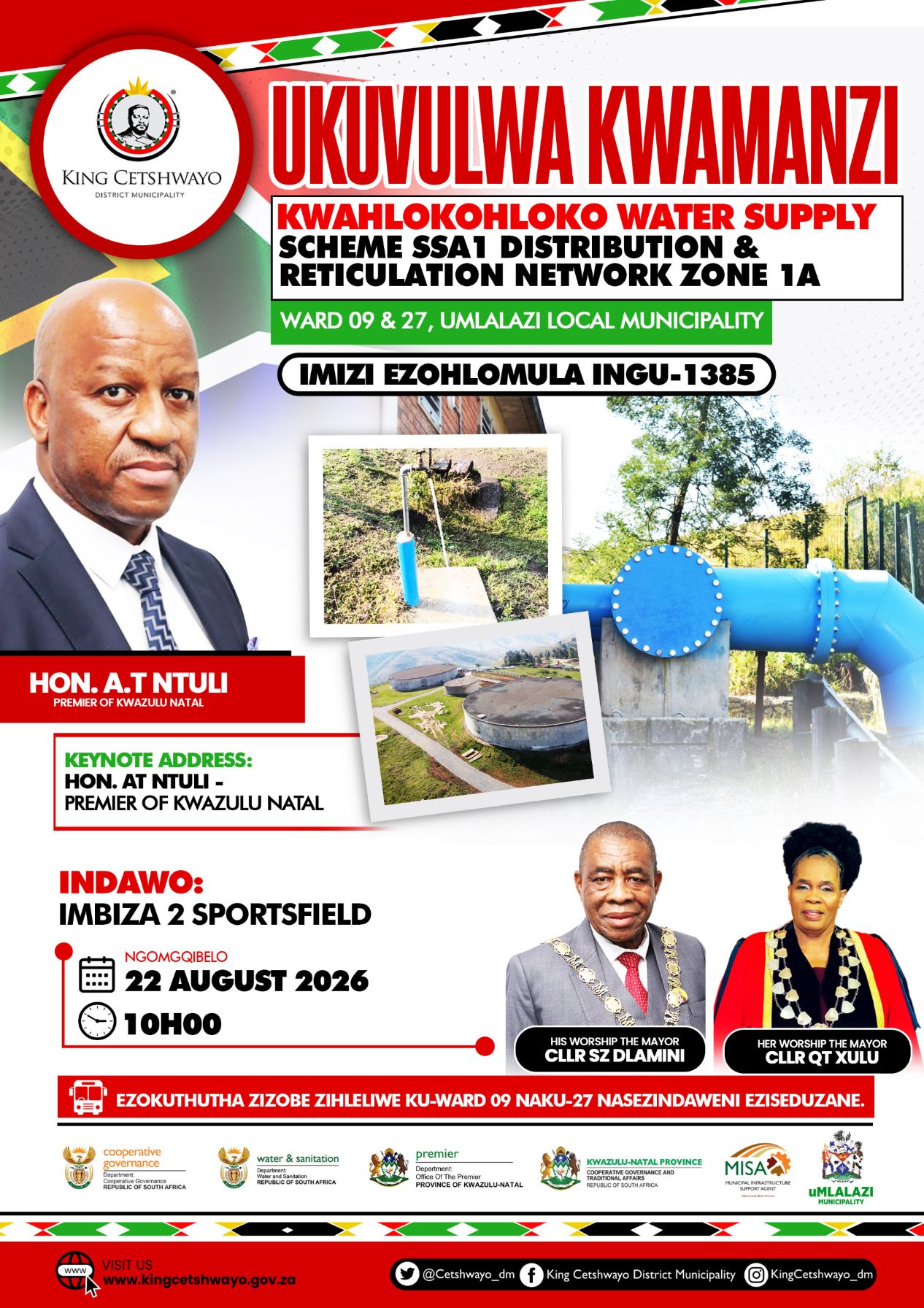 22 August 2026 handover zulu
