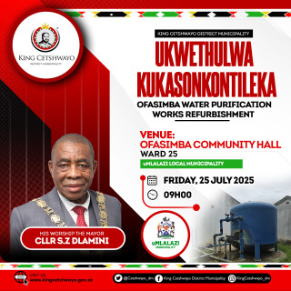 SOD TURNING: REFURBISHMENT OF OFASIMBA WATER PURIFICATION WORKS